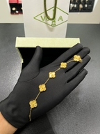 van cleef & arpels Yellow gold  Bracelet 5 Motif
