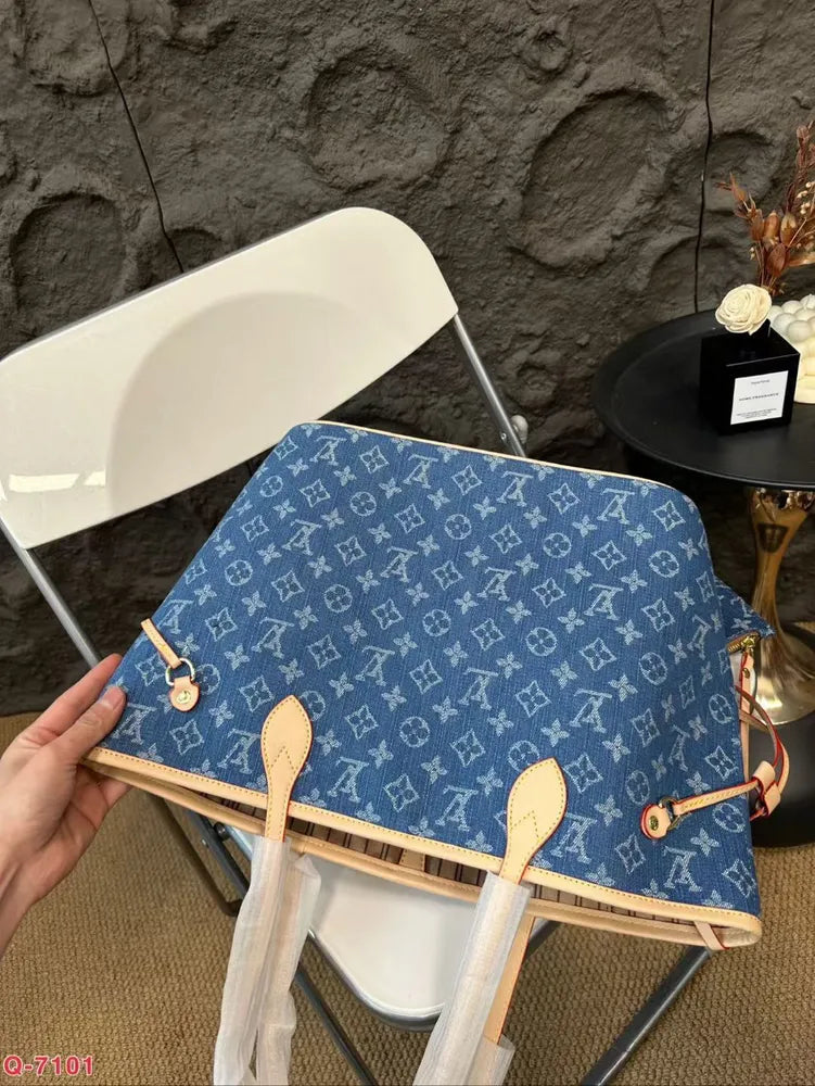 Louis Vuitton Neverfull Bag Blue