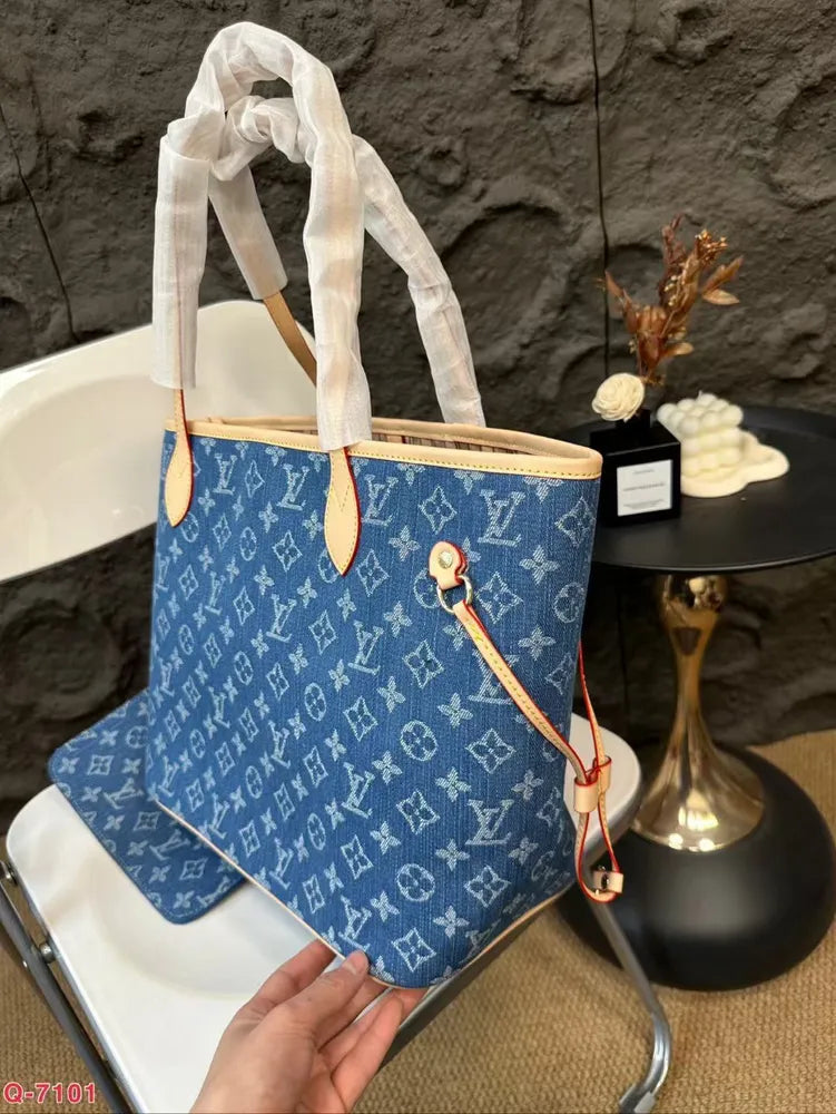 Louis Vuitton Neverfull Bag Blue