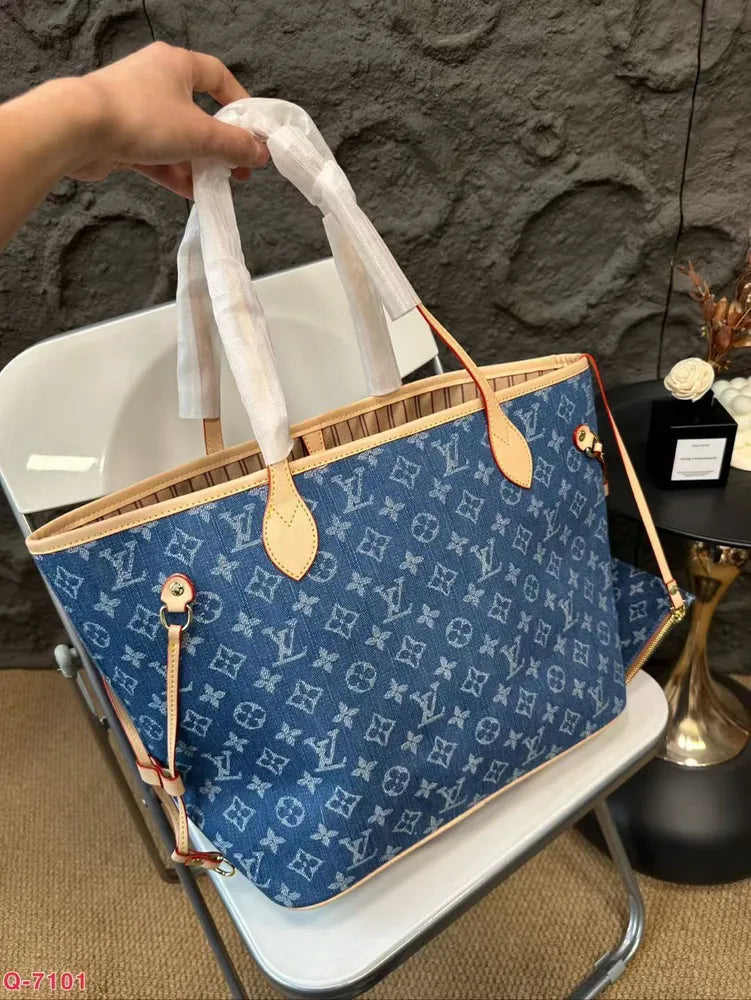 Louis Vuitton Neverfull Bag Blue
