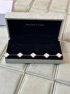 van cleef & arpels  yellow gold, white mother-of-pearl Bracelet 5 Motif