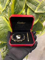 Love bracelet model,4 diamonds + Ring,