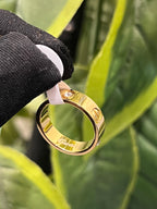 Love bracelet model,4 diamonds + Ring,