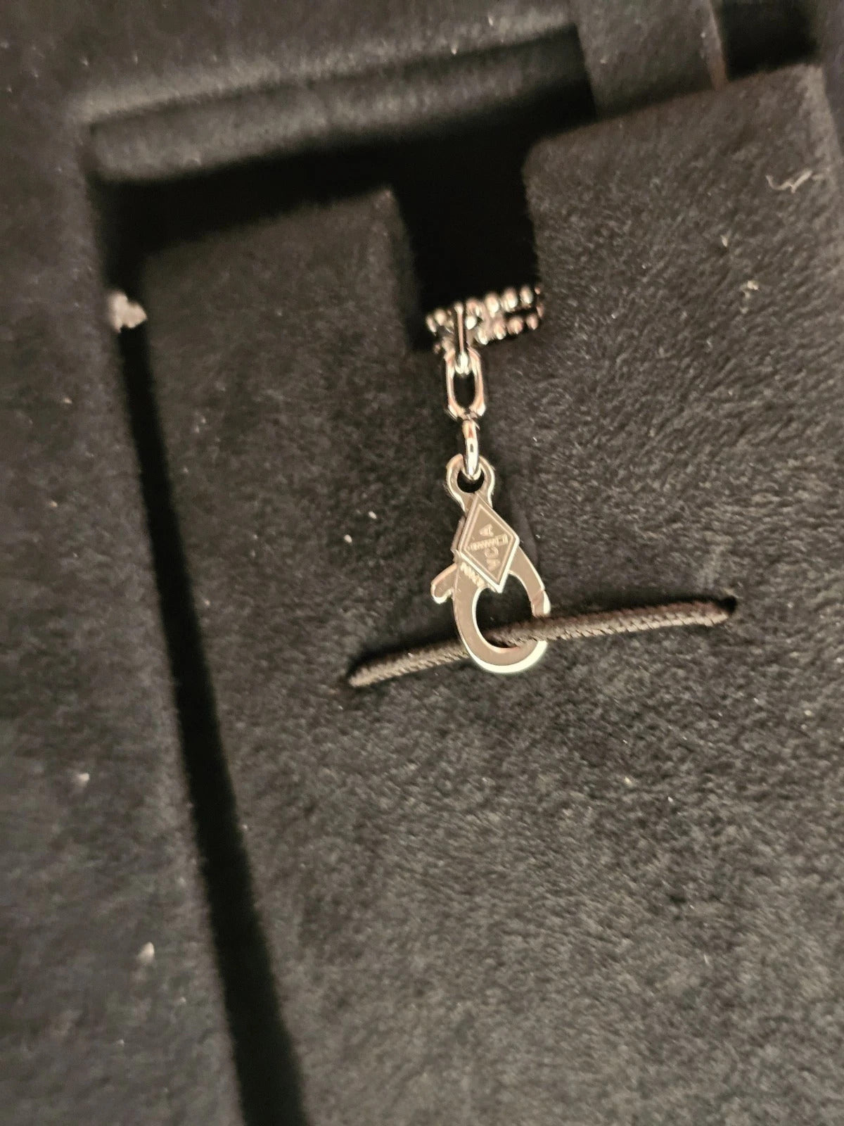 van cleef & arpels White Gold Guilloche Vintage Alhambra Bracelet 5 Motif